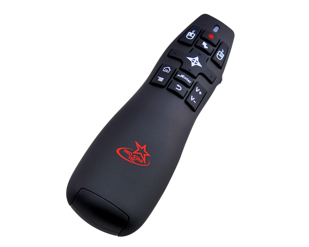 Red Star Tec Wireless Powerpoint Presentation Remote Clicker with Wireless Mouse (PR-820)