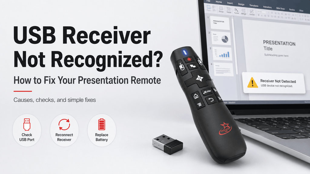 USB Receiver Not Recognized? How to Fix Your Presentation Remote