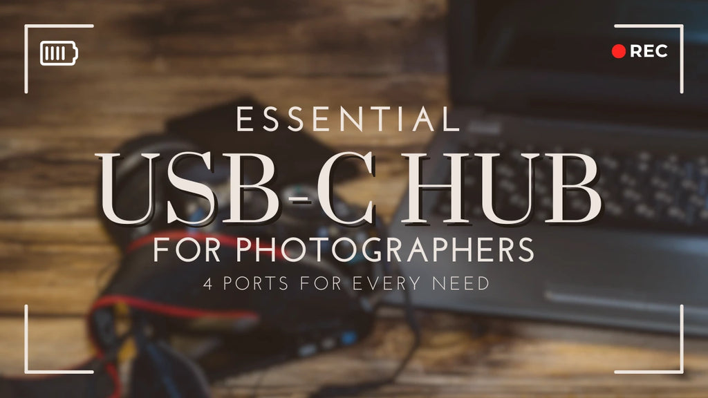 Essential USB-C Hub for Photographers: 4 Ports for Every Need