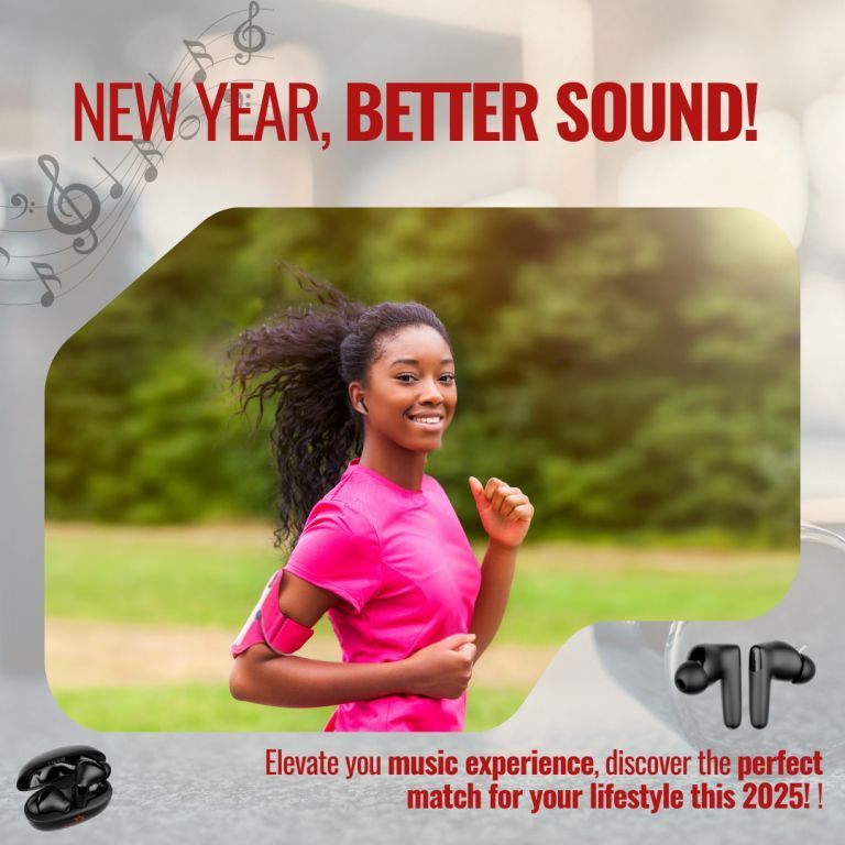 Start 2025 with T-90 BoomSounz Earbuds